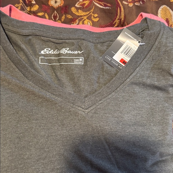 Long sleeve Eddie Bauer Ladies Long Sleeve Tee, 2-pack - Picture 8 of 9